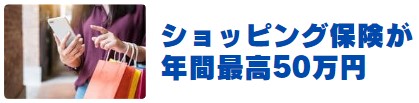 イオンカード(ミニオンズ)はショッピングセーフティ保険が年間最高50万円付き